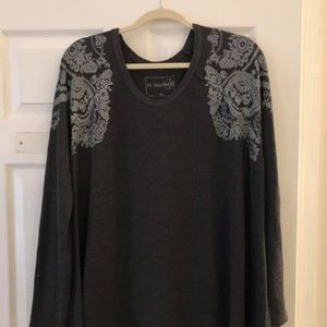 Free People Sweater with Shoulder Detail